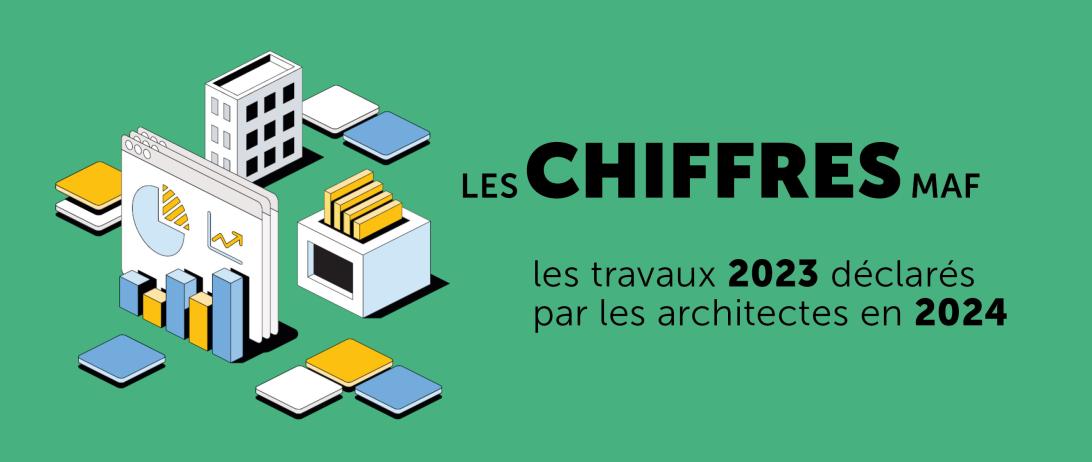 Chiffres MAF | Le bilan 2023 de l’activité des architectes français