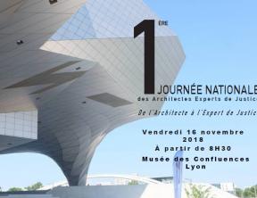 1ère journée nationale des architectes experts de justice