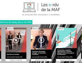 Webinaires MAF : découvrez la plateforme de replay 100% maîtrise d’œuvre ! 